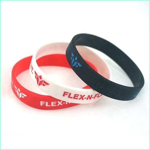 Wholesale Personalized Reusable Silicone Wristbands 2