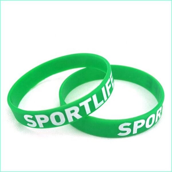 Wholesale Personalized Reusable Silicone Wristbands 4