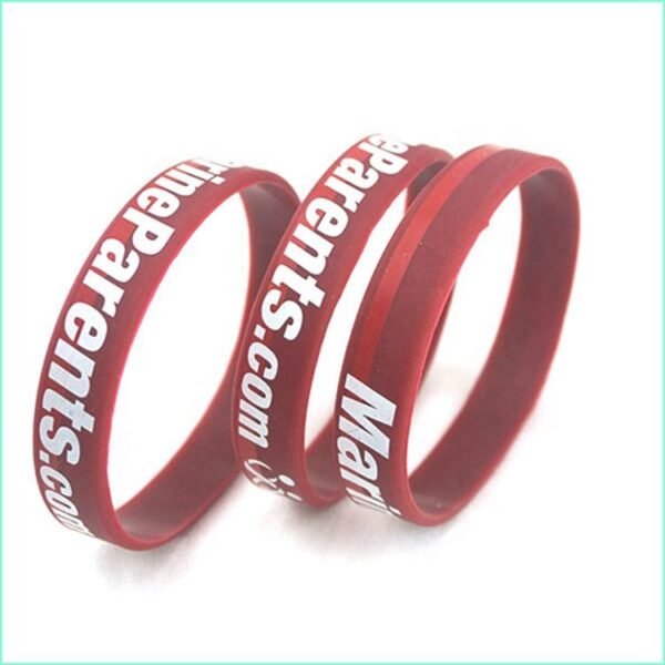 Wholesale Personalized Reusable Silicone Wristbands 5