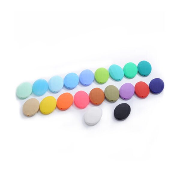 Cuentas de silicona de colores para manualidades y accesorios de bricolaje 2
