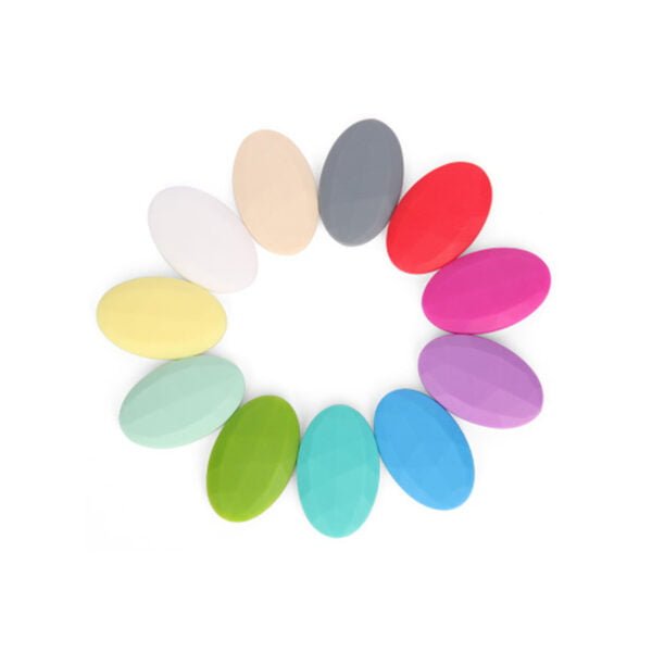 Perles de silicone colorées pour l'artisanat et les accessoires de bricolage