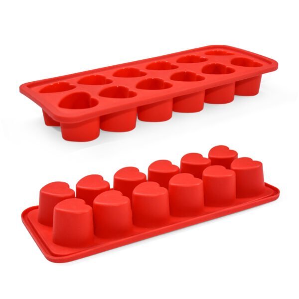 Heart Ice Mould Silicone 6