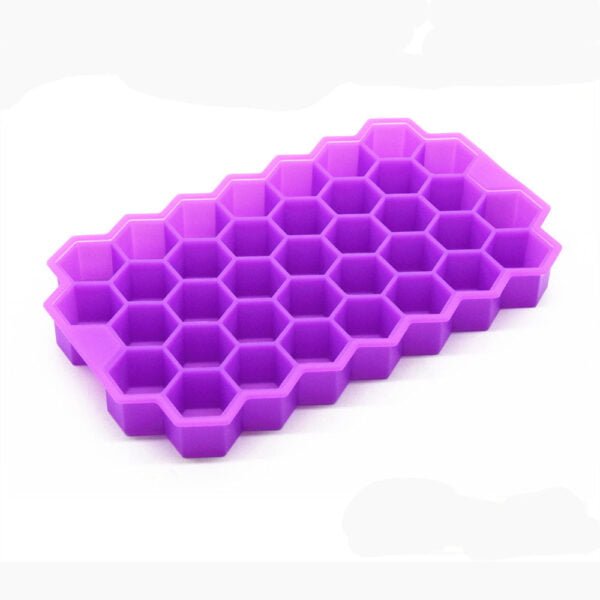Khuôn làm đá viên silicone hình tổ ong 2