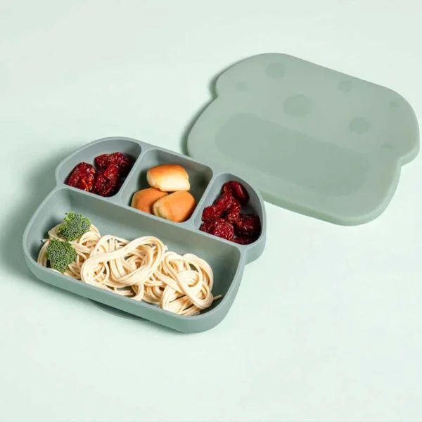 Silicone Plate with Lid - Hình ảnh 7