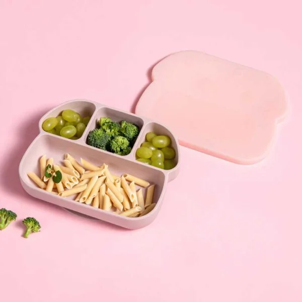 Silicone Plate with Lid - Hình ảnh 6