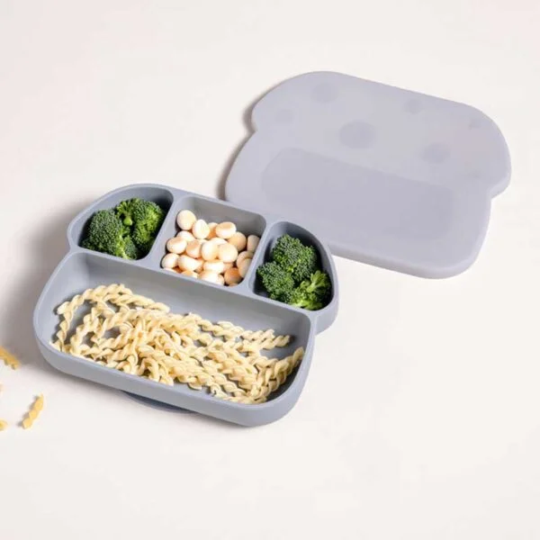 Silicone Plate with Lid - Hình ảnh 5