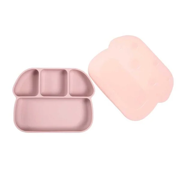 Silicone Plate with Lid - Hình ảnh 4