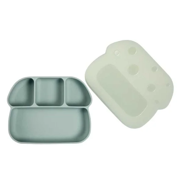 Silicone Plate with Lid - Hình ảnh 3