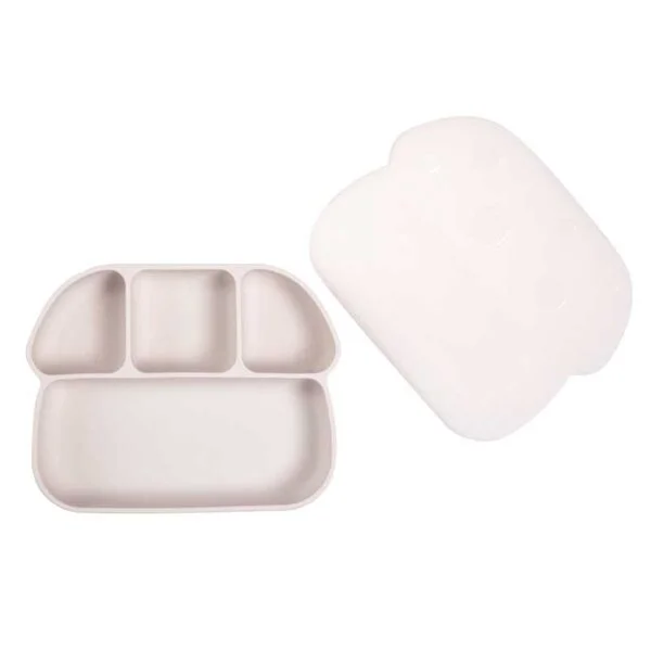 Silicone Plate with Lid - Hình ảnh 2