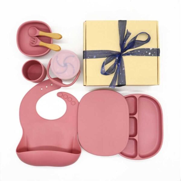 Colorful Durable Silicone Baby Feeding Collection 5