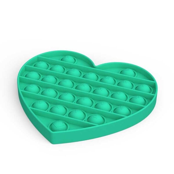 Delightful Heart Shaped Push Pop Fidget Toy 3