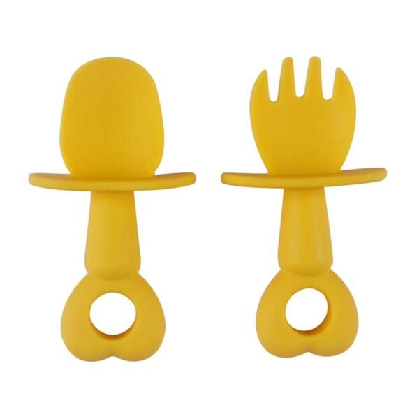 Heat Resistant Silicone Spoon and Fork Pair 15
