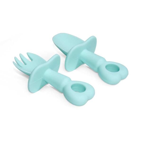 Heat Resistant Silicone Spoon and Fork Pair 3