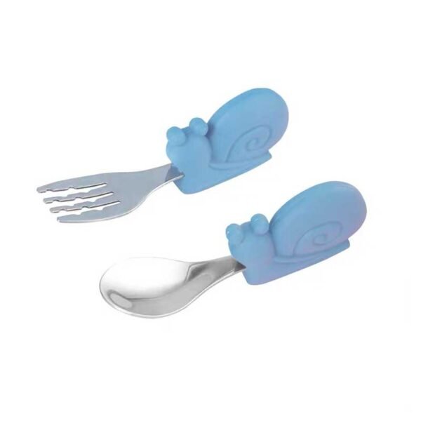 Lightweight Silicone Spoon and Fork Combo 1
