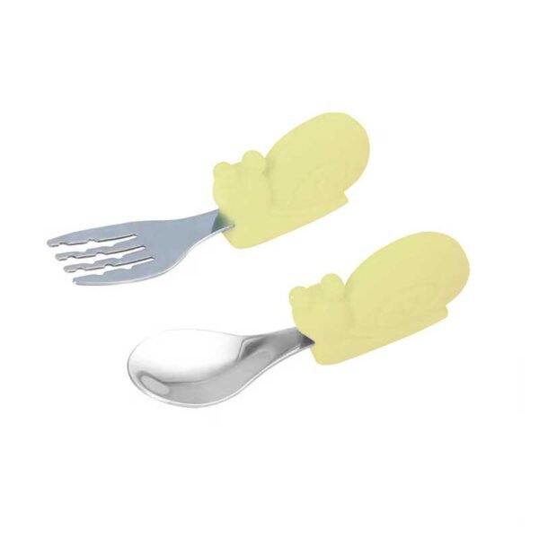 Lightweight Silicone Spoon and Fork Combo 4