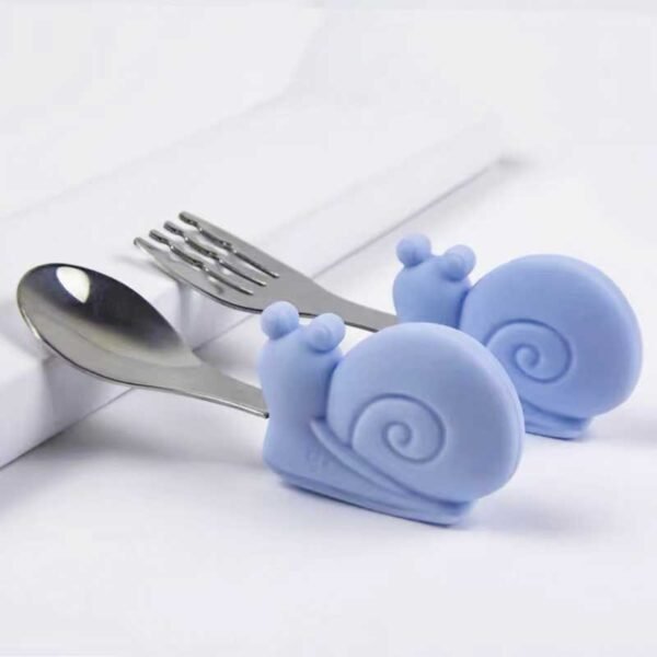 Lightweight Silicone Spoon and Fork Combo 5