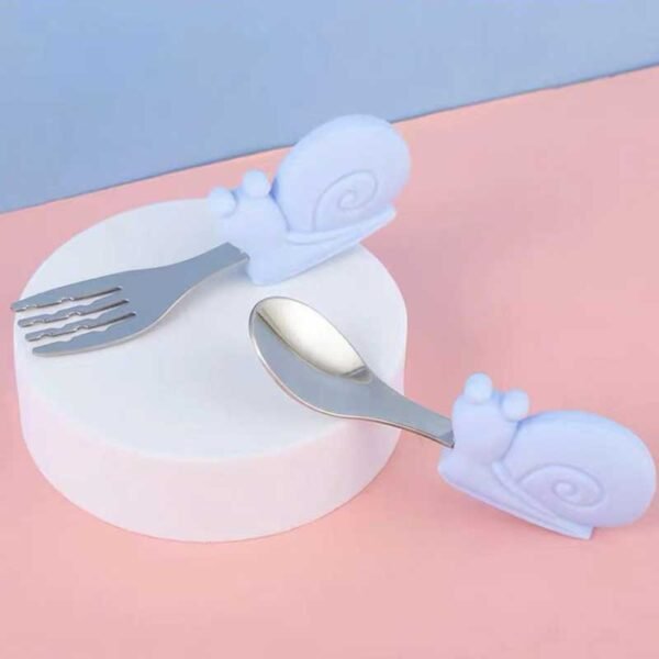 Lightweight Silicone Spoon and Fork Combo 6