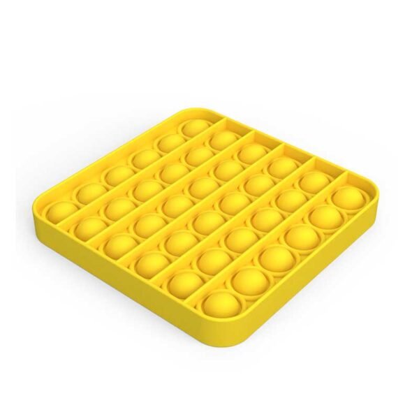 Quadratisches sensorisches Push-Pop-Zappelspielzeug 1