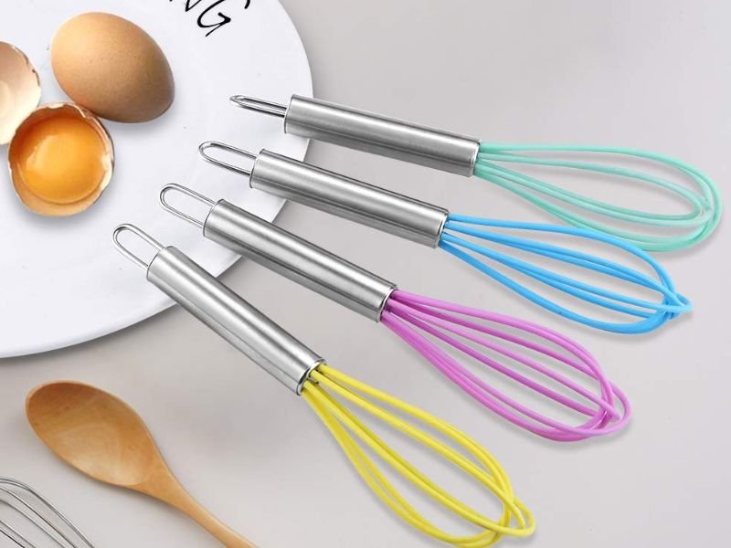 Set Di 2 Fruste In Silicone Zngou, Colorate, Antiaderenti, Dimensioni 20 E 25 Cm, Per Cucina E Pasticceria