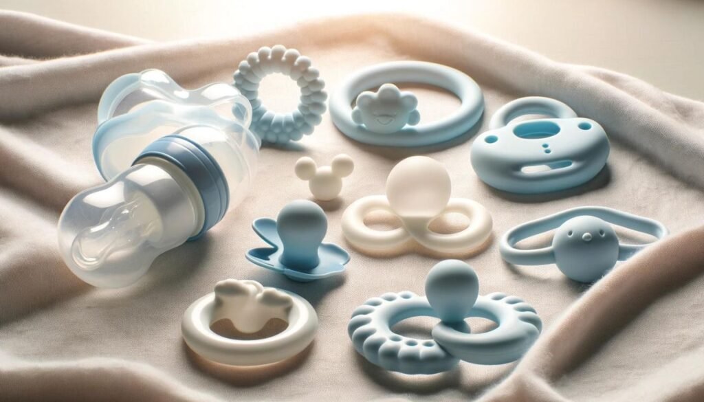 Productos de silicona para bebés.