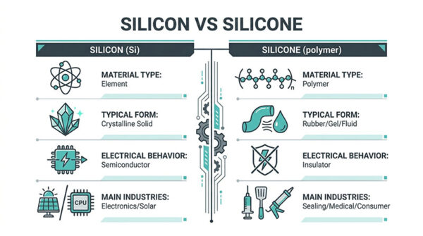 Silikon vs. Silikon: Wichtigste Unterschiede, Anwendungsbereiche und ...