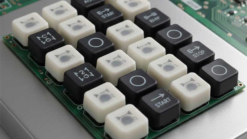 keypad tombol silikon