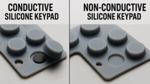Papan Tombol Silikon Konduktif vs Non Konduktif 6