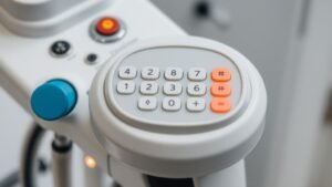 teclado de silicone em dispositivos médicos 1