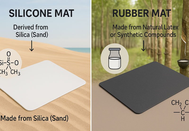 Tappetini in silicone vs gomma 4