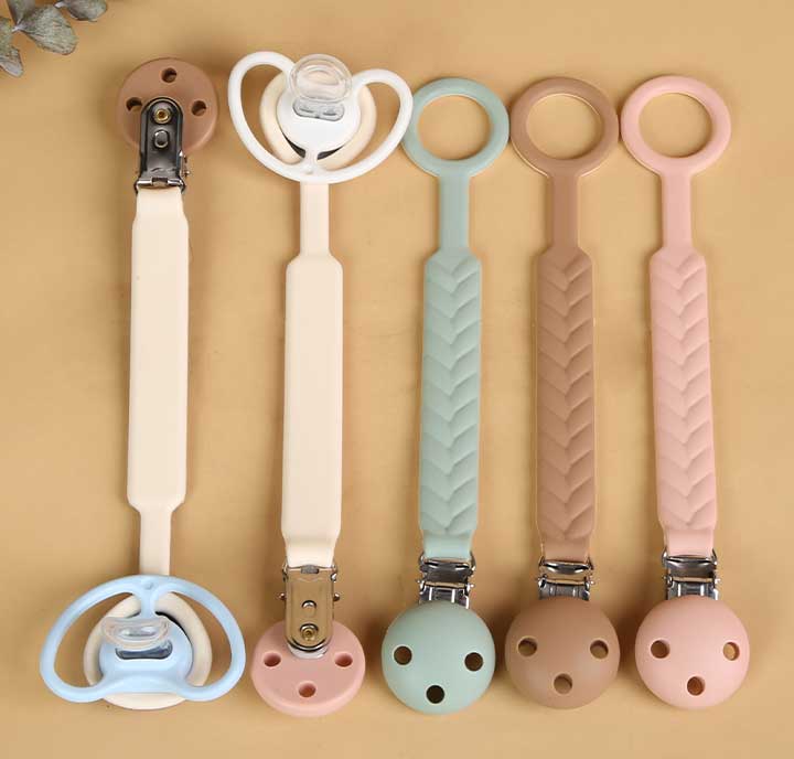 Prendedor de chupeta de silicone 10