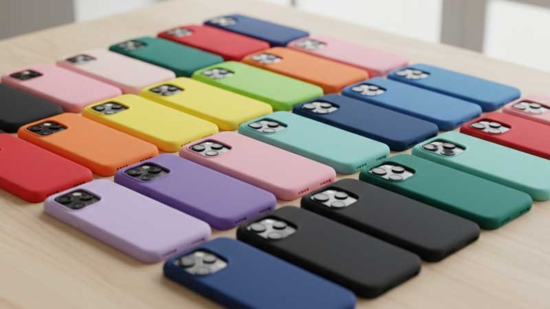Custodia in silicone per telefono5