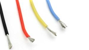 Silikonbelagt ledning