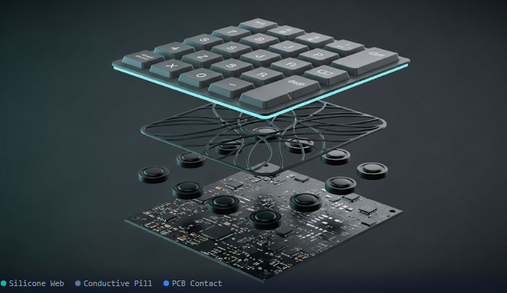 Silikoon Sleutelbord Ontwerp 1