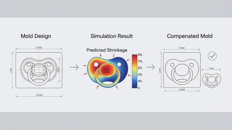 silikoon krimpingsimulasie geredigeer