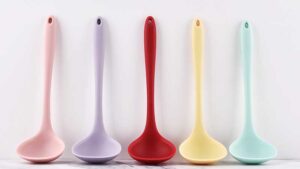 silicone soup ladle