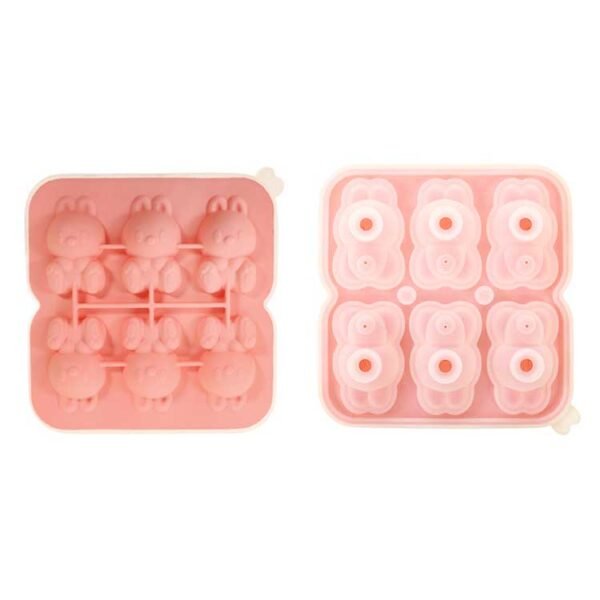 ⁦3D Bunny Silicone Mold for Baby Food, Ice & Baking⁩ – תמונה ⁦2⁩