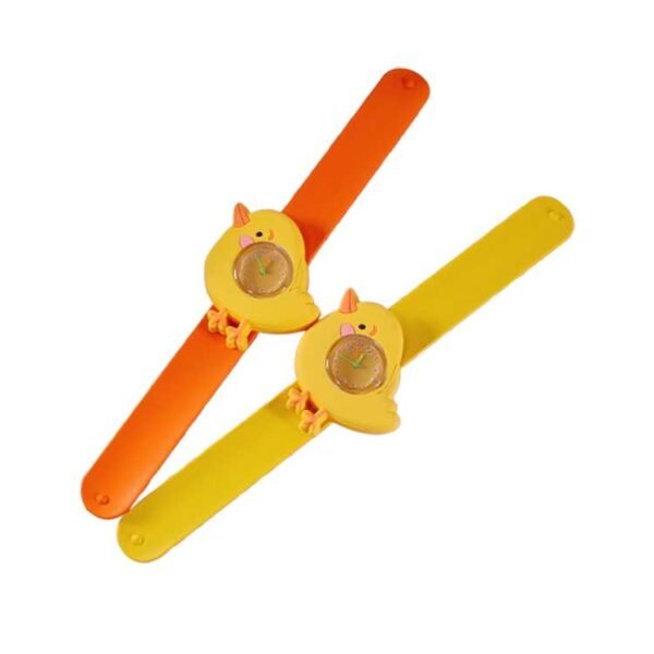 Animal Cartoon Slap Watch with Silicone Band - 이미지 3