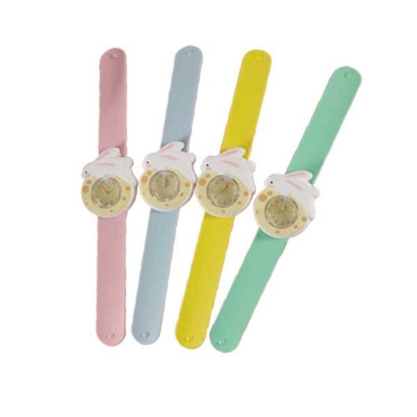 Animal Cartoon Slap Watch with Silicone Band - 이미지 2