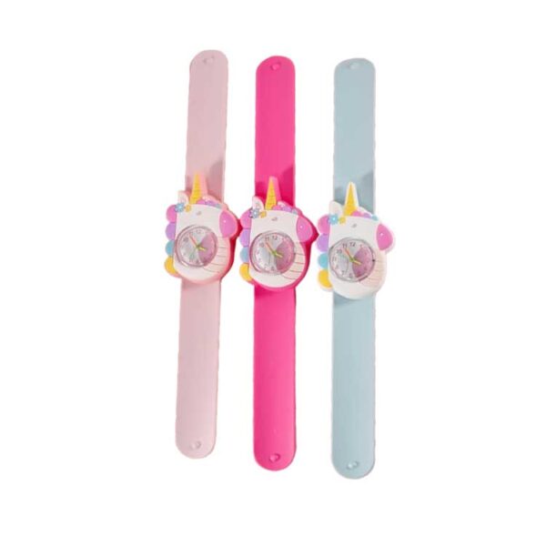 Animal Cartoon Slap Watch with Silicone Band - تصویر 4