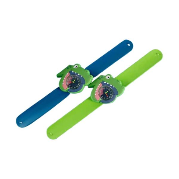 Animal Cartoon Slap Watch with Silicone Band - تصویر 5