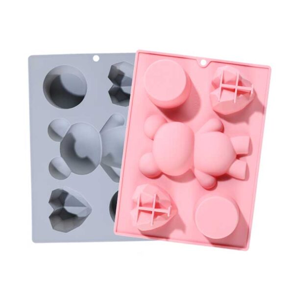 Bear and Heart Chocolate Silicone Mold - Afbeelding 5