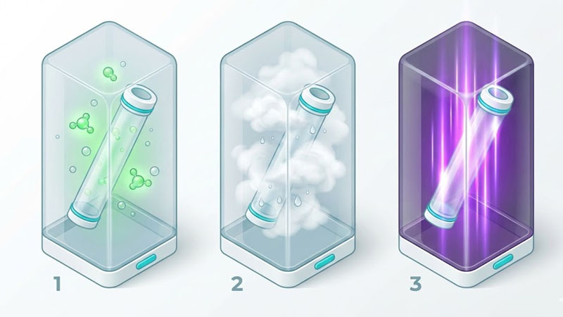 Comparaison des mécanismes de stérilisation à la vapeur d'oxyde d'éthylène et aux rayons gamma