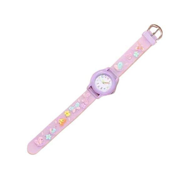 Kids Butterfly Silicone Band Watch - Gambar 4