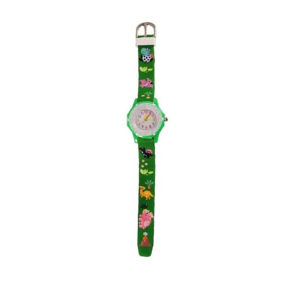 Kids Dinosaur-Themed Silicone Band Watch - 이미지 4
