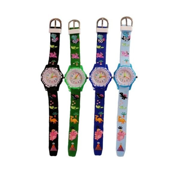 Kids Dinosaur-Themed Silicone Band Watch - 이미지 2