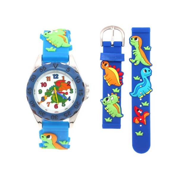 Silicone Band Dinosaur Watch for Kids - Beeld 4