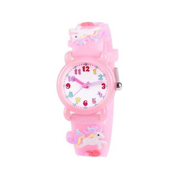 Silicone Band Unicorn Watch for Kids - 이미지 2