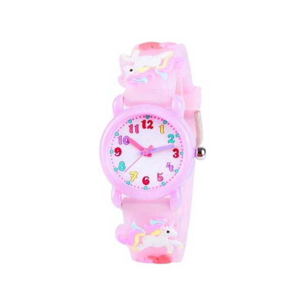 ⁦Silicone Band Unicorn Watch for Kids⁩ - الصورة ⁦5⁩