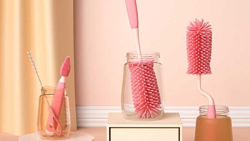 Spazzola per bottiglie in silicone3