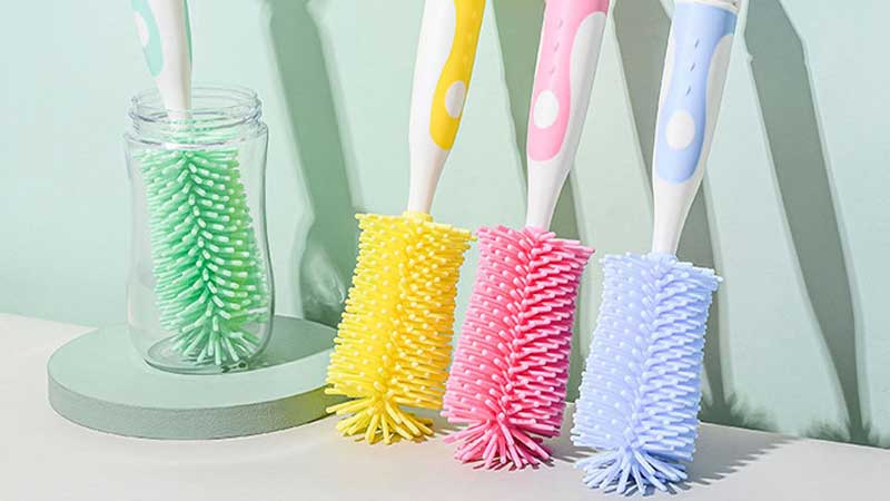 Spazzola per bottiglie in silicone4